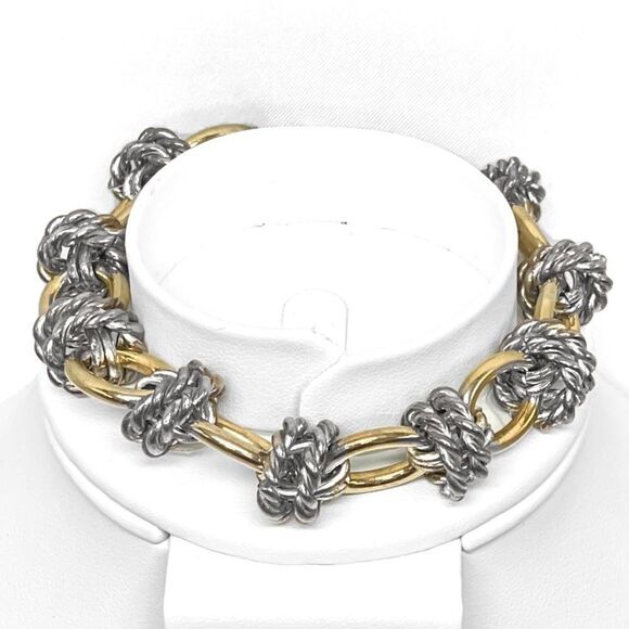 Knot Chain Contrast Bracelet - Picture 2 of 6